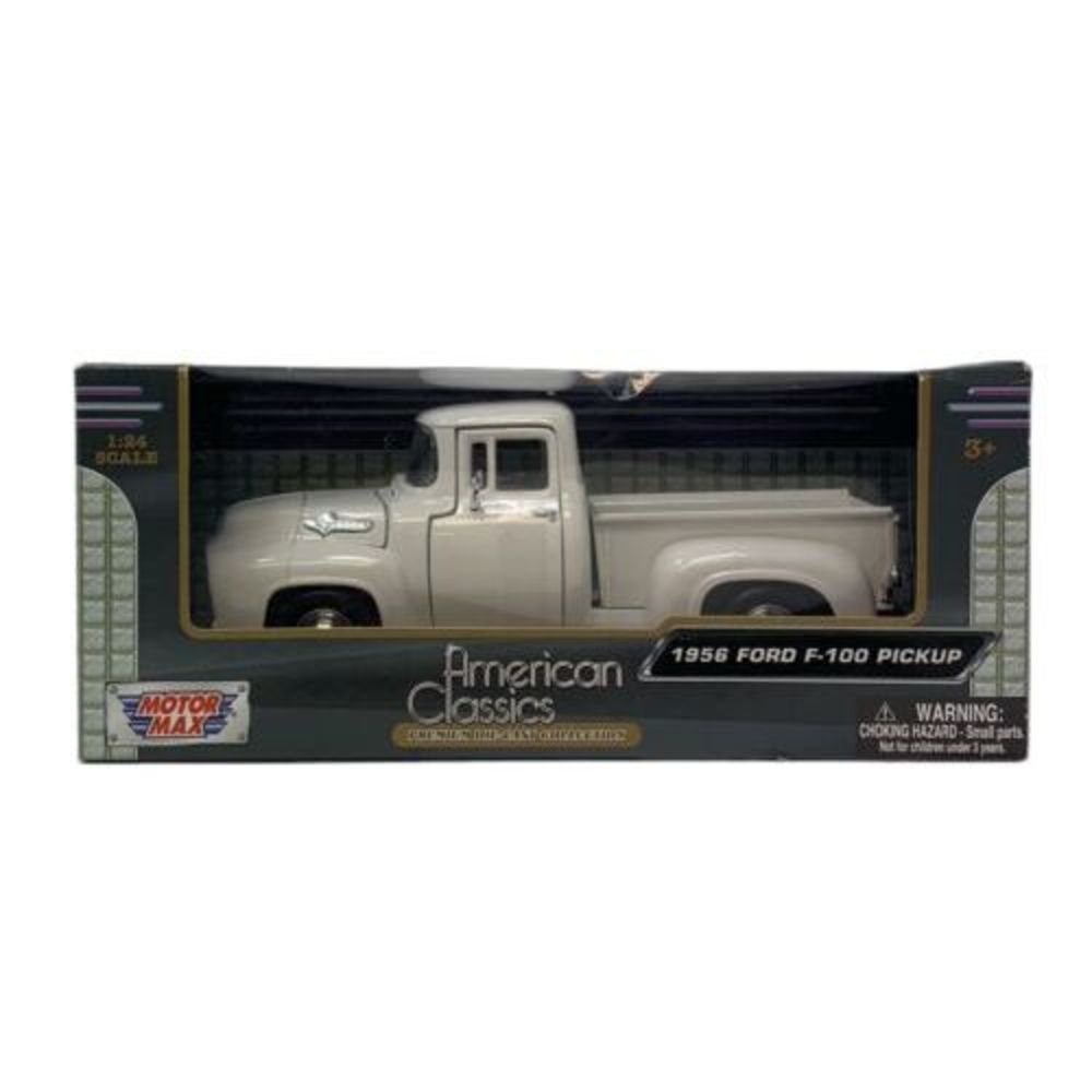 1:24scale 1956 Ford F-100 Pick‎ Up Truck White Motor Max NIB